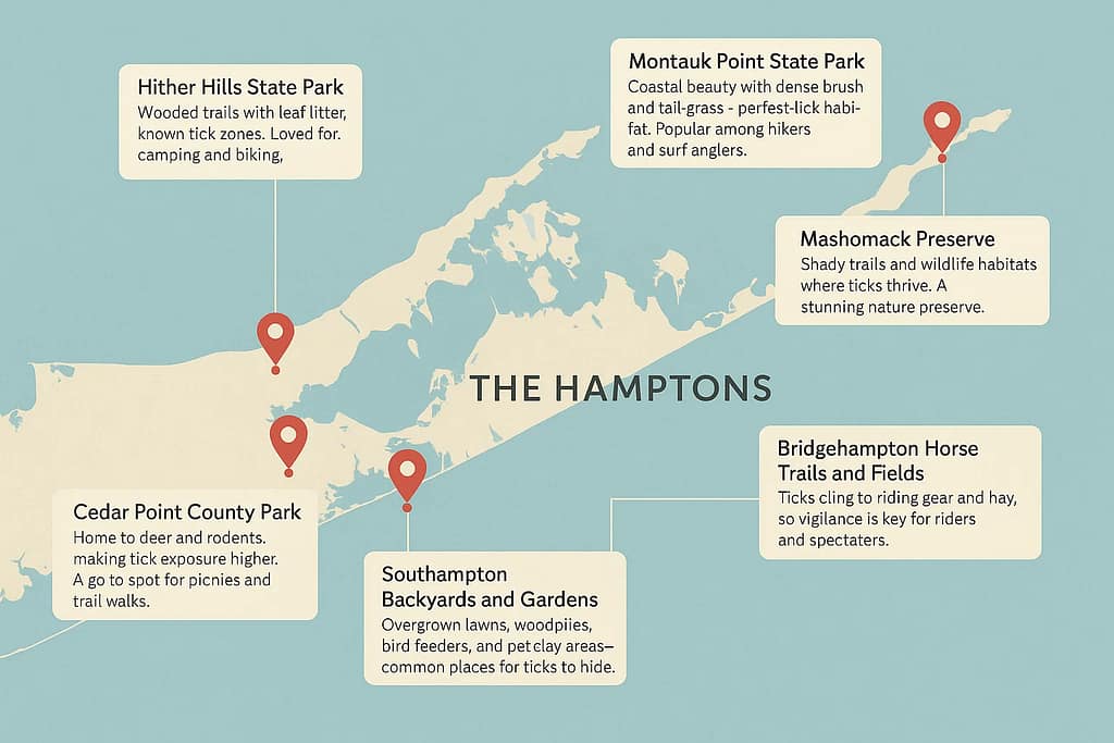 High-Risk Zones for Ticks
