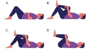 knee-to-chest-stretching