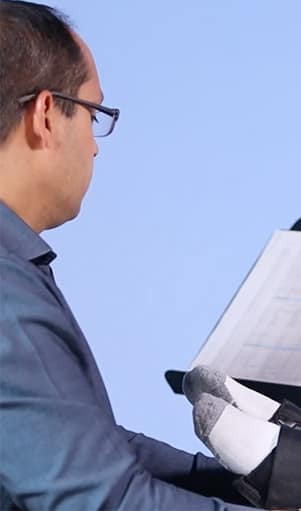 Dr Garcia with his patient