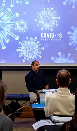 Dr Garcia in online training