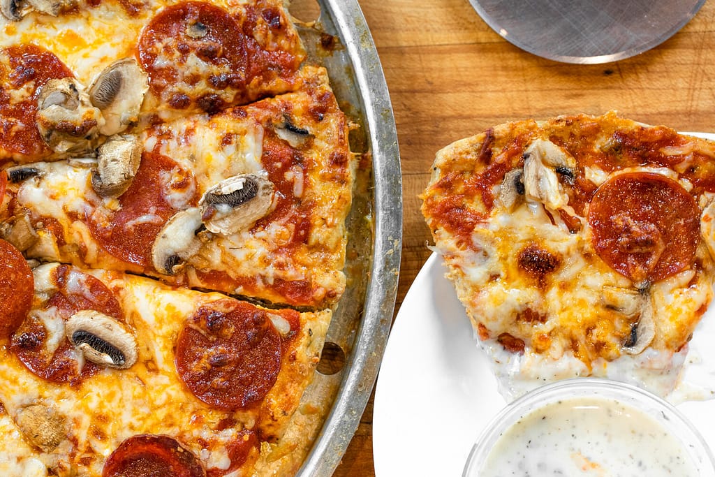 Low-carb Love Chicken Pizza Crust
