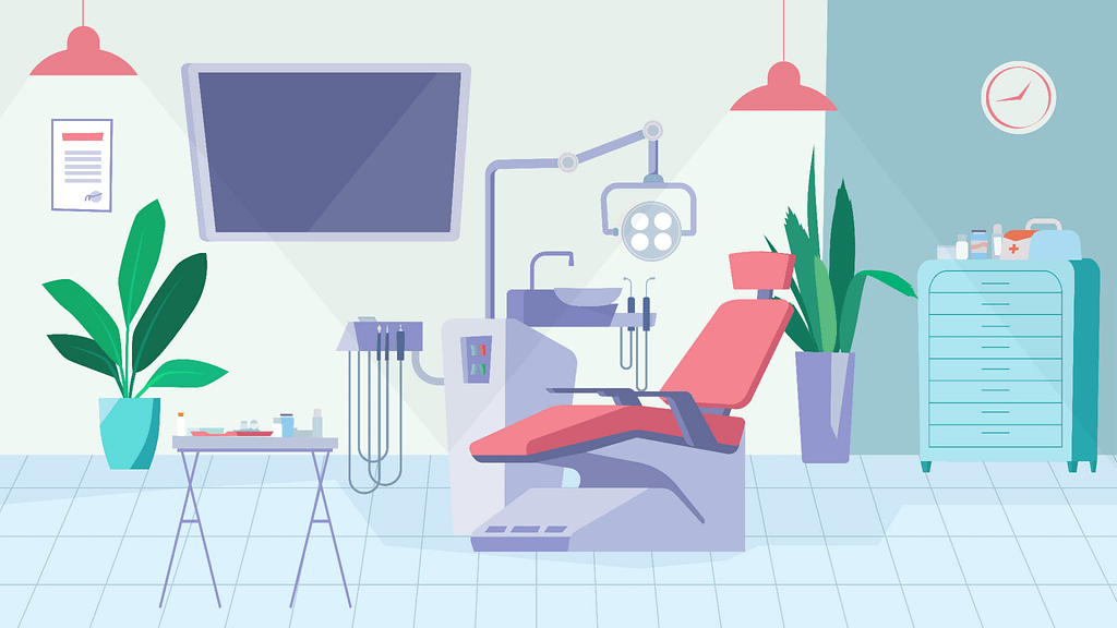 1022 - Dentist office interior