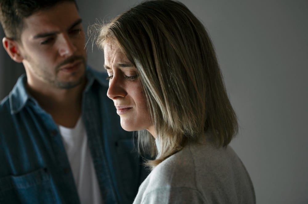 Lady suffering from Depression