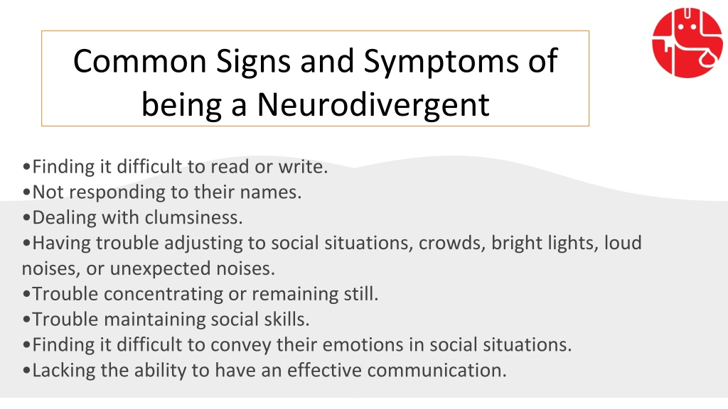 Neurodivergent Symptoms